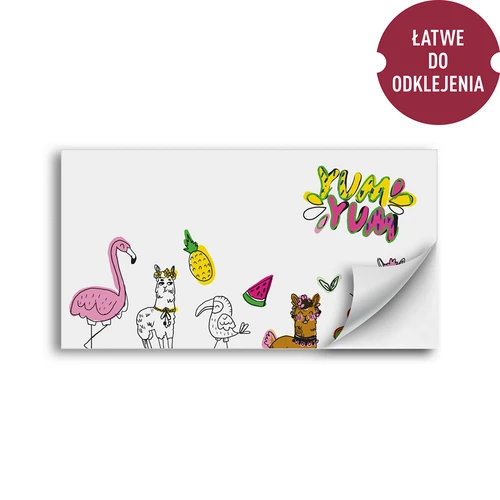 Samolepicí etikety dětský vzor 85/45 mm - 20 ks - 2