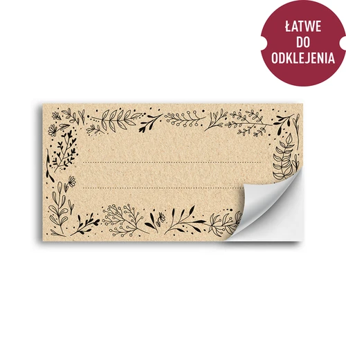 Samolepicí etikety eko 85/45 mm - 20 ks - 2