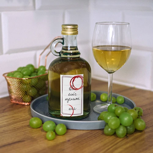 Samolepicí etikety na lahve na víno MIX 65/115 mm - 20 ks - 12