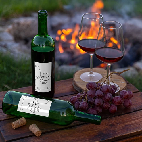 Samolepicí etikety na lahve na víno MIX 65/115 mm - 20 ks - 13