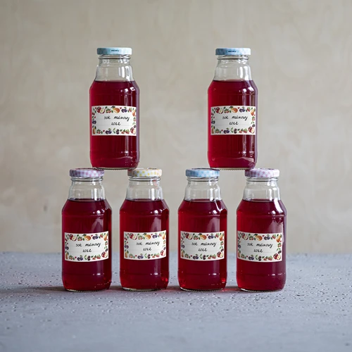 Samolepicí etikety vzor ovoce 85/45 mm - 20 ks. - 7