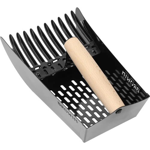 Sběrač drobného ovoce, kovový černý - 3