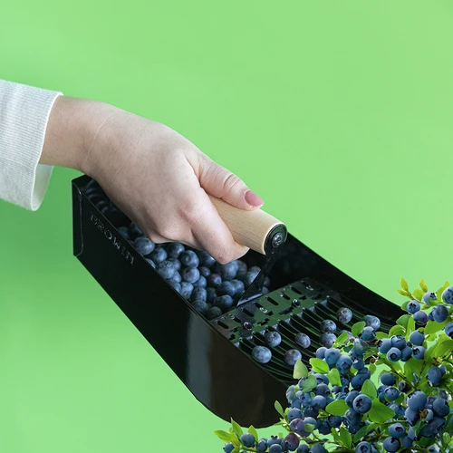 Sběrač drobného ovoce, kovový černý - 8