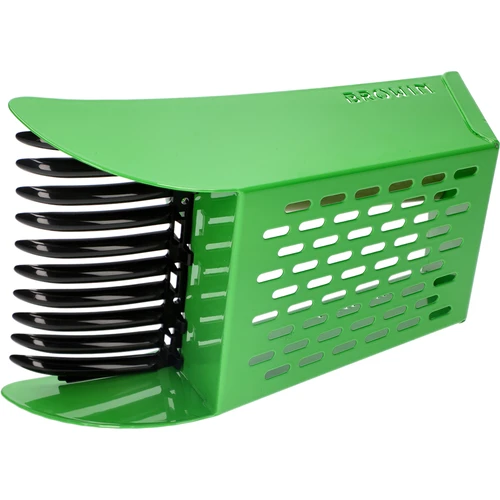 Sběrač na drobné ovoce, kovový zelený - 4