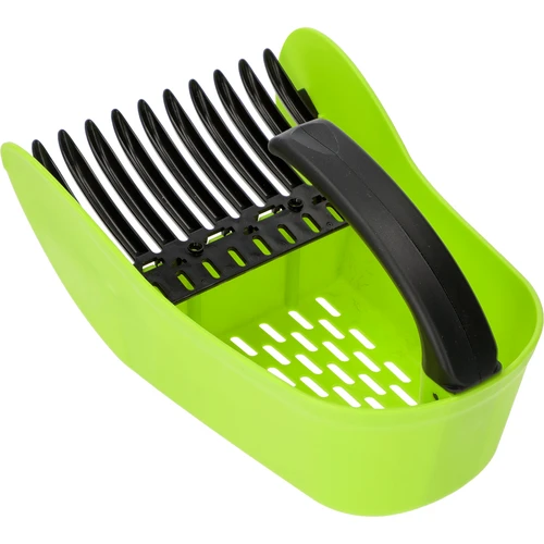 Sběrač na drobné ovoce, zelený, z plastu - 3