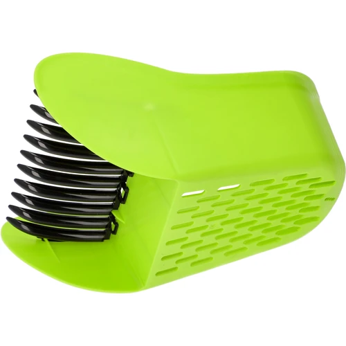Sběrač na drobné ovoce, zelený, z plastu - 4