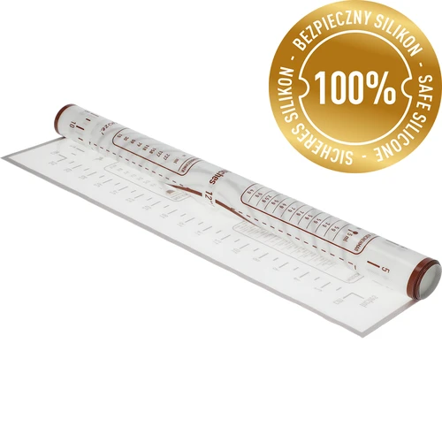 Silikonová podložka – vál s potiskem: šablony a kulinářská kalkulačka - 3