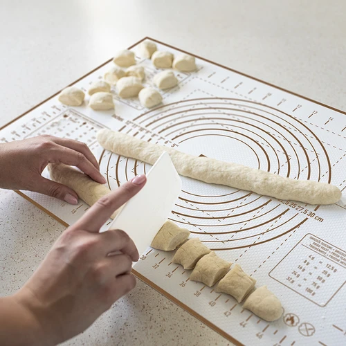 Silikonová podložka – vál s potiskem: šablony a kulinářská kalkulačka - 8