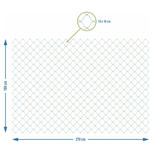 Síť pro popínavé rostliny, 1,8 x 2,7m - 4