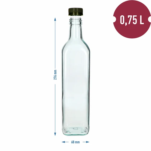 Skleněná láhev Marasca 750ml - 4