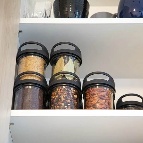 Skleněná nádoba 350 ml, s víčkem k zavěšení - 7