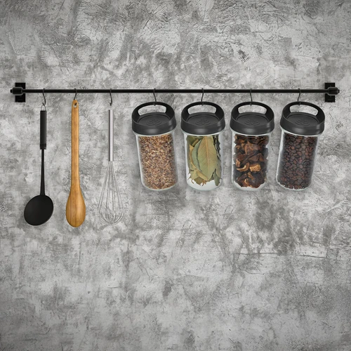 Skleněná nádoba 545 ml, s víčkem k zavěšení - 6