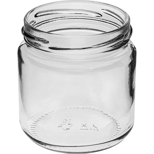 Sklenice 212 ml fi66/4 s bordovým víčkem 6 ks. - 4