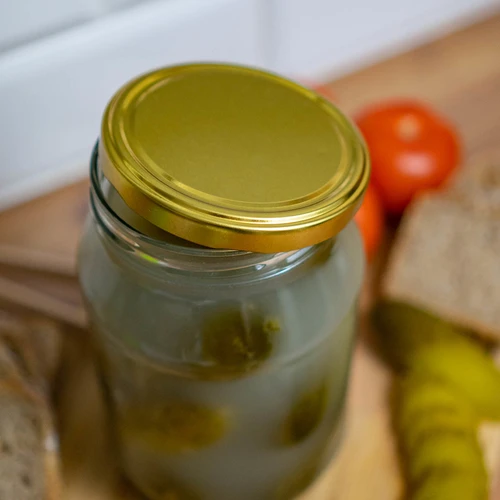 Sklenice 3 L - 1 ks, zlaté víčko (fi 100) - 3