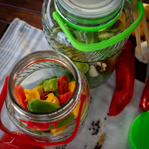 Sklenice 3 L s plastovým víkem - 8