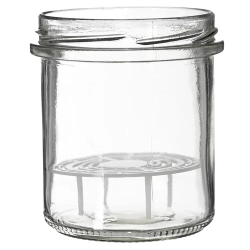 Sklenice 350 ml s víčkem a přítlačným diskem - 6 ks - 5