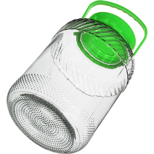 Sklenice 5 L s kleštěmi - zelené víčko - 4