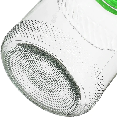 Sklenice 5 L s kleštěmi - zelené víčko - 5