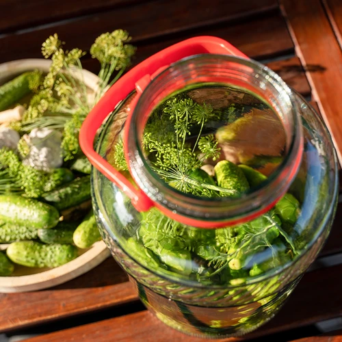 Sklenice 8 L s plastovým víkem - 7