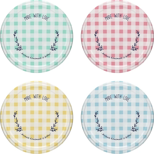 Sklenice TO 150 ml Čtyři rohy fi 53 víčko - 6 ks. - 7