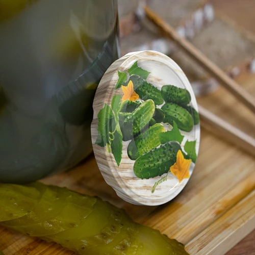 Sklenice TO 2 L, fi 82/6 s barevným víčkem + kleště - 6