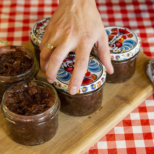 Sklenice TO 235 ml s barevným víčkem fi82 - 6ks. - 13