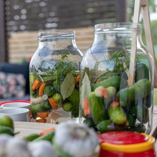 Sklenice TO 3 L a víko fi 100 s držadlem - 10