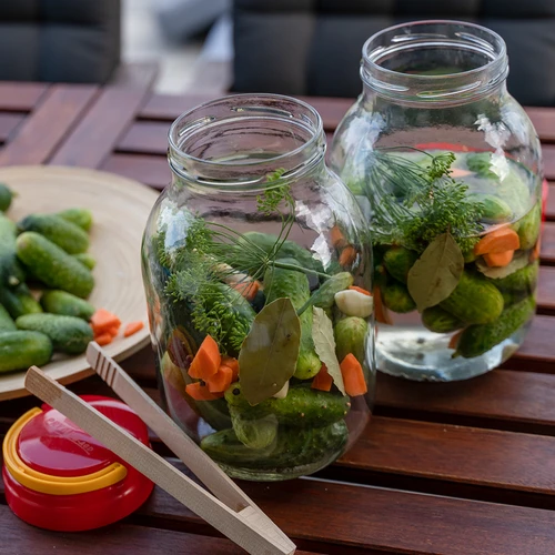 Sklenice TO 3 L a víko fi 100 s držadlem - 8