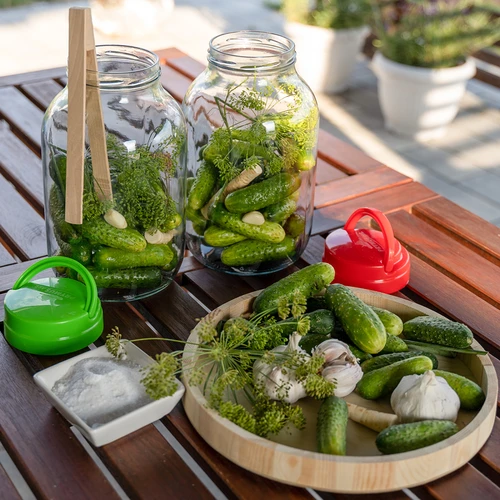 Sklenice TO 4 L a víko fi 100 s držadlem - 9