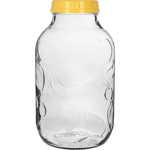 Sklenice TO 5 L a plastové víčko fi 100, s držadlem - 3