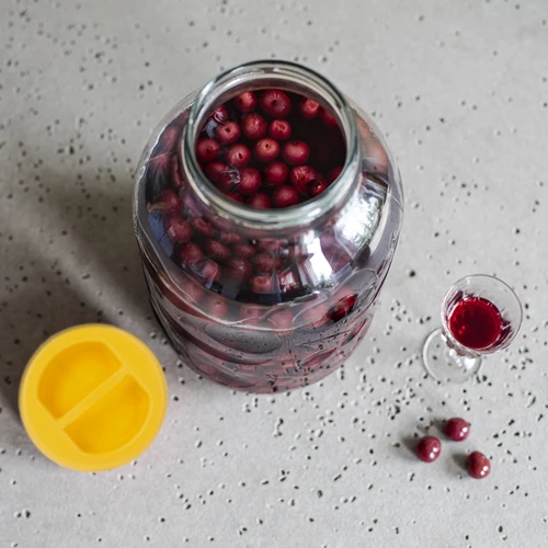 Sklenice TO 5 L a plastové víčko fi 100, s držadlem - 6