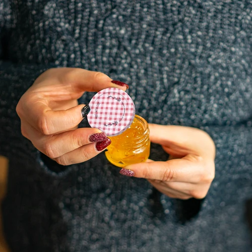 Sklenice twist-off 30 ml s barevným víčkem fi 43 - 10 ks. - 7