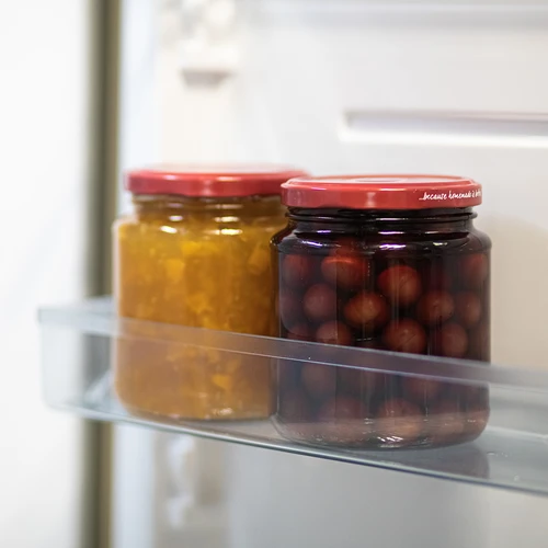 Sklenice twist-off, "grubasek" 580ml s bordovým víčkem fi82/6, 6 ks. - 9