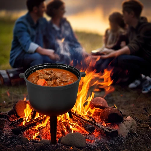 Smaltovaný kotlík, 10l, litinový - 6