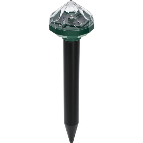 Solární odpuzovač krtků s LED lampou