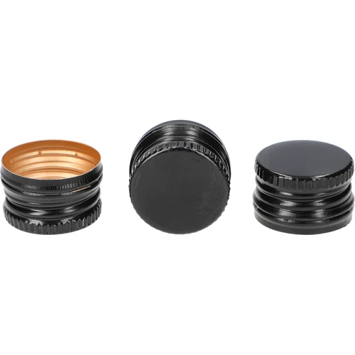 Šroubovací uzávěr na lahve Ø 28/18 mm – černý, 8 ks - 2