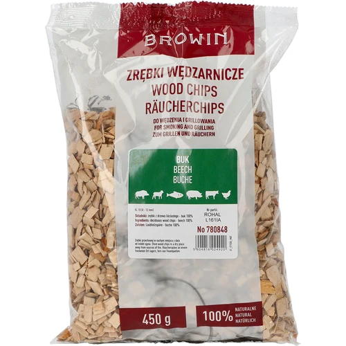 Štěpky na uzení/grilování, buk, 450 g, tř. 10