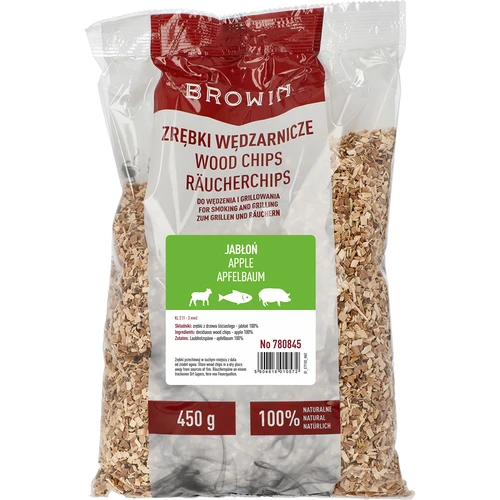 Štěpky na uzení/grilování, JABLOŇ – 450 g, třída 2