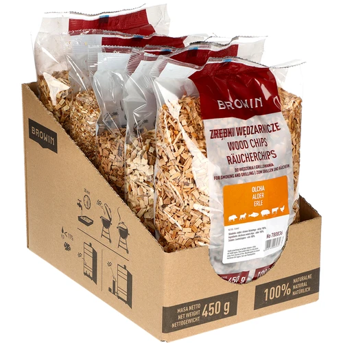 Štěpky na uzení/grilování, olše, 450 g, kl. 8 - 2