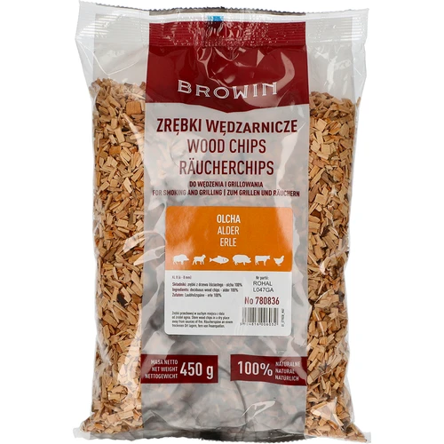 Štěpky na uzení/grilování, olše, 450 g, tř. 8