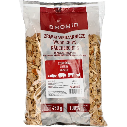 Štěpky na uzení/grilování, třešeň, 450 g, kl. 10