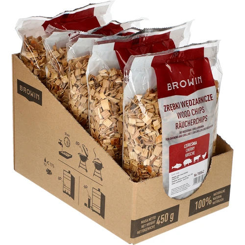 Štěpky na uzení/grilování, třešeň, 450 g, kl. 10 - 2