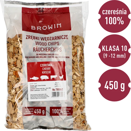 Štěpky na uzení/grilování, třešeň, 450 g, tř. 10 - 3