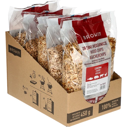Štěpky na uzení/grilování, třešeň, 450 g, tř. 8 - 2