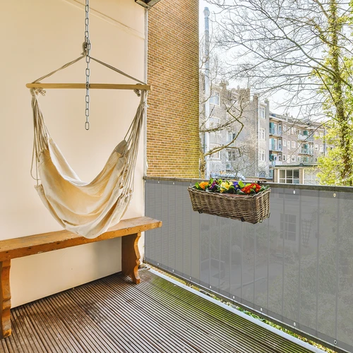 Stínící síť (80%, 140 g/m2) 0,9x5 m, grafitová - 9