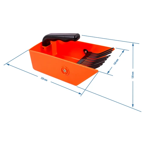 Stroj na sběr drobného ovoce, kovové zuby - 4