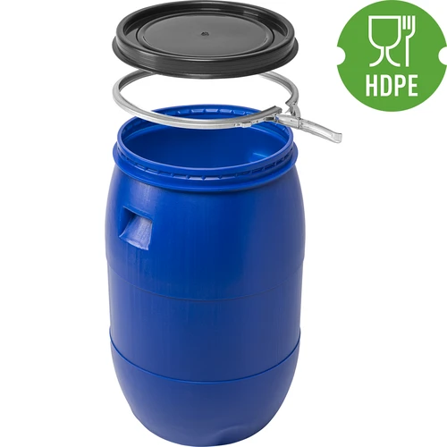 Sud na zelí 85 L, s přítlačnou obručí, modrý, Sterk - 3