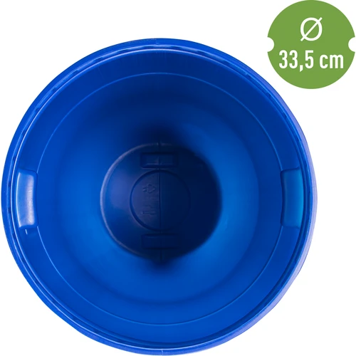 Sud na zelí 85 L, s přítlačnou obručí, modrý, Sterk - 4