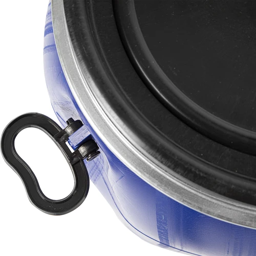 Sud na zelí, okurky 80 L, modrý s upínacím kroužkem - 7