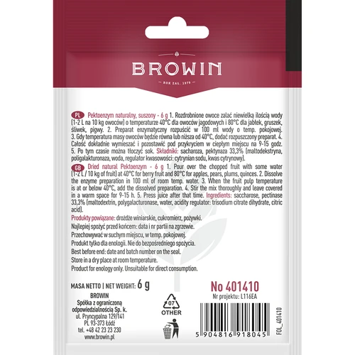 Sušený pektoenzym - 2